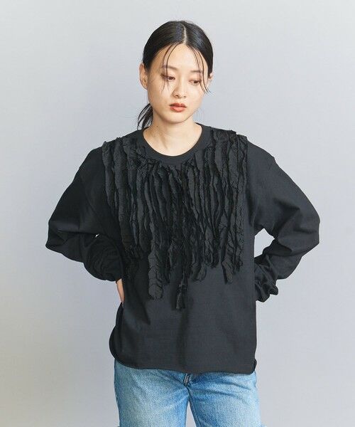 BEAUTY&YOUTH UNITED ARROWS / ビューティー&ユース ユナイテッドアローズ カットソー | 【WEB限定】＜dahl'ia＞リメイク ロングスリーブ プルオーバー | 詳細9