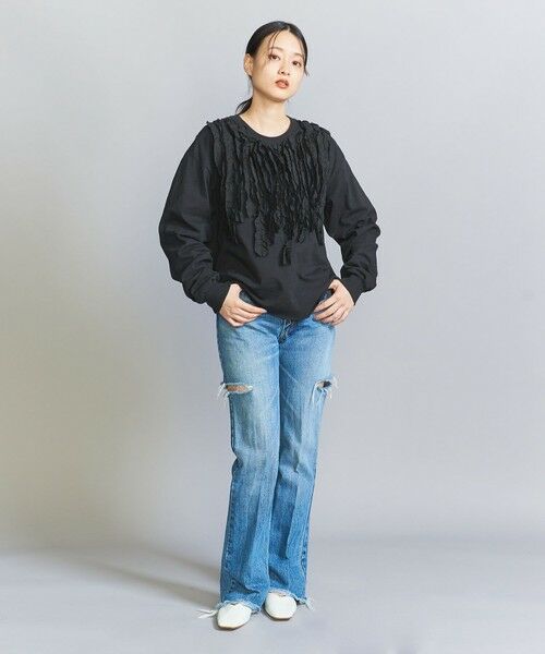 BEAUTY&YOUTH UNITED ARROWS / ビューティー&ユース ユナイテッドアローズ カットソー | 【WEB限定】＜dahl'ia＞リメイク ロングスリーブ プルオーバー | 詳細10