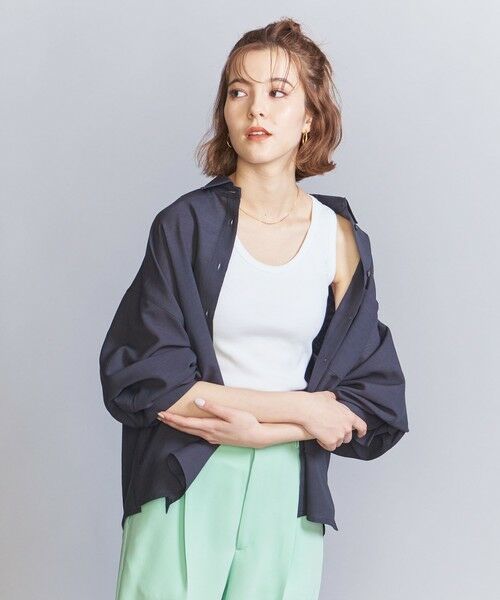 BEAUTY&YOUTH UNITED ARROWS / ビューティー&ユース ユナイテッドアローズ タンクトップ | コットンブレンド テレコ タンクトップ | 詳細3