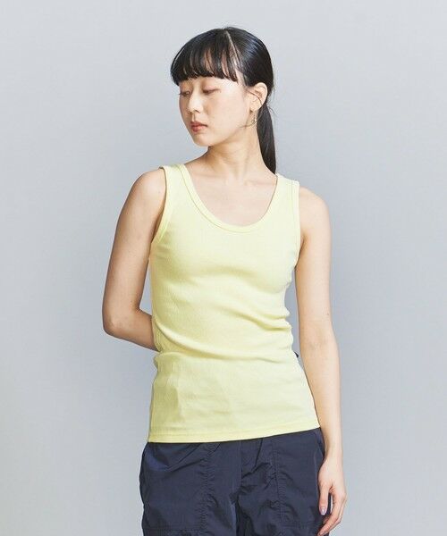 BEAUTY&YOUTH UNITED ARROWS / ビューティー&ユース ユナイテッドアローズ タンクトップ | コットンブレンド テレコ タンクトップ | 詳細15