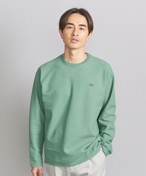 【別注】 ＜LACOSTE＞ 1TONE LONG SLEEVE T-SHIRT/カットソー