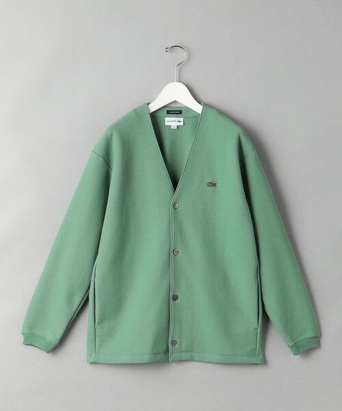 別注】 ＜LACOSTE＞ 1TONE CARDIGAN/カーディガン （カーディガン