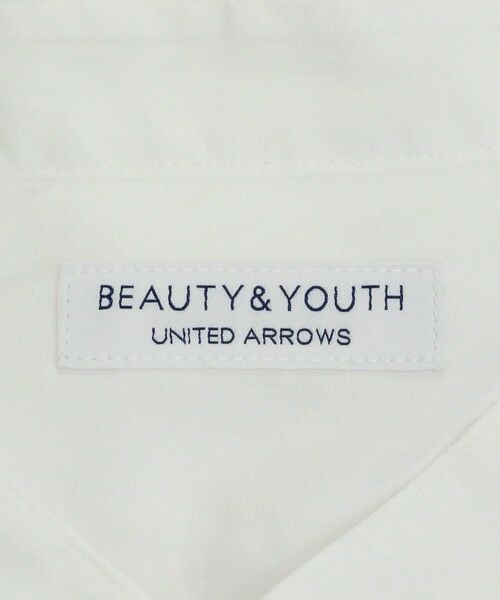 BEAUTY&YOUTH UNITED ARROWS / ビューティー&ユース ユナイテッドアローズ シャツ・ブラウス | 【WEB限定 WARDROBE SMART】コットン バンドカラー スキッパー シャツ | 詳細8