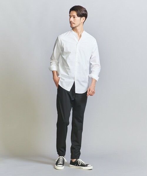 BEAUTY&YOUTH UNITED ARROWS / ビューティー&ユース ユナイテッドアローズ シャツ・ブラウス | 【WEB限定 WARDROBE SMART】コットン バンドカラー スキッパー シャツ | 詳細5