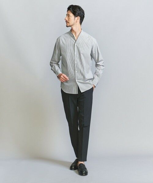 BEAUTY&YOUTH UNITED ARROWS / ビューティー&ユース ユナイテッドアローズ シャツ・ブラウス | 【WEB限定 WARDROBE SMART】コットン ポプリン バンドカラー スキッパー シャツ | 詳細23