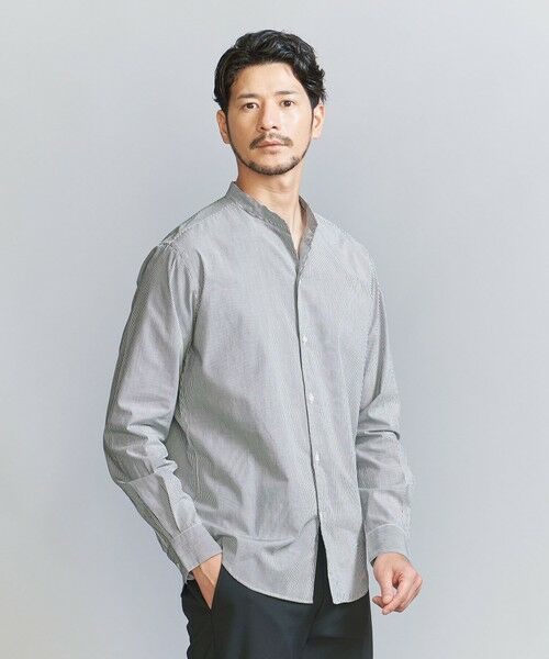 BEAUTY&YOUTH UNITED ARROWS / ビューティー&ユース ユナイテッドアローズ シャツ・ブラウス | 【WEB限定 WARDROBE SMART】コットン ポプリン バンドカラー スキッパー シャツ | 詳細26