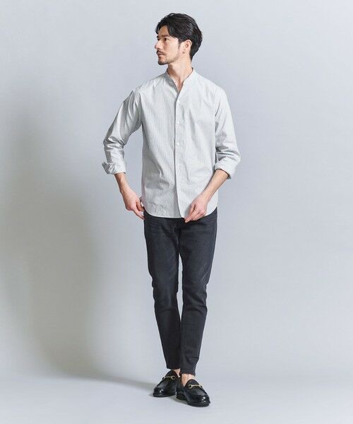 BEAUTY&YOUTH UNITED ARROWS / ビューティー&ユース ユナイテッドアローズ シャツ・ブラウス | 【WEB限定 WARDROBE SMART】コットン バンドカラー スキッパー シャツ | 詳細23