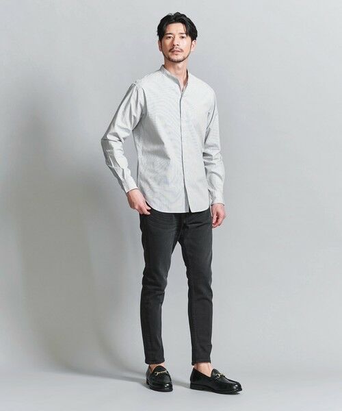 BEAUTY&YOUTH UNITED ARROWS / ビューティー&ユース ユナイテッドアローズ シャツ・ブラウス | 【WEB限定 WARDROBE SMART】コットン バンドカラー スキッパー シャツ | 詳細24