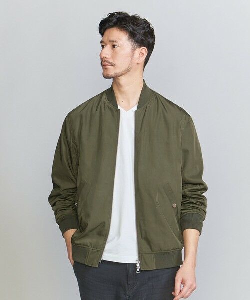 WEB限定 WARDROBE SMART】ライト ツイル MA-1 ブルゾン （ミリタリージャケット・コート）｜BEAUTYu0026YOUTH UNITED  ARROWS / ビューティーu0026ユース ユナイテッドアローズ ファッション通販 タカシマヤファッションスクエア