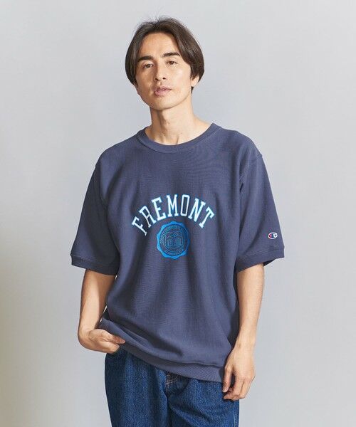 セール】 【別注】 ＜Champion＞ REVERSE WEAVE SHORT SLEEVE SWEAT