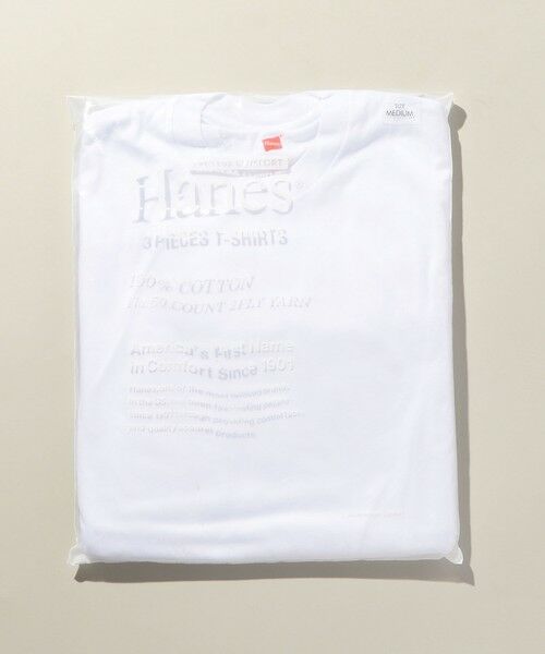 BEAUTY&YOUTH UNITED ARROWS / ビューティー&ユース ユナイテッドアローズ カットソー | 【別注】 ＜Hanes（ヘインズ）＞ 3PACK T-SHIRTS/パックTシャツ | 詳細1