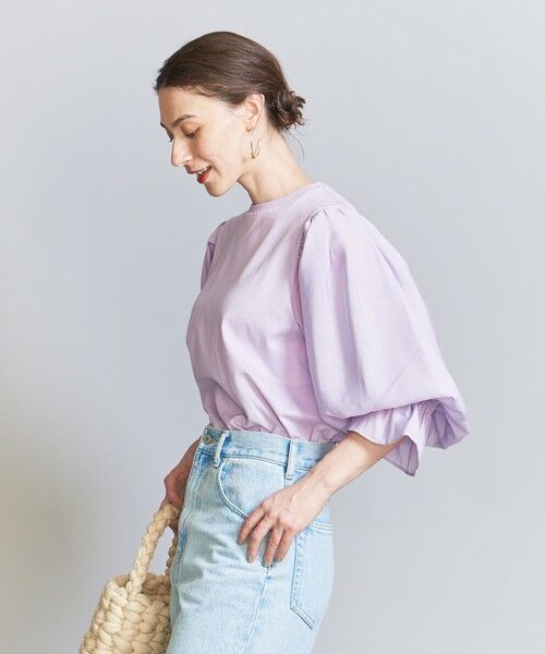 BEAUTY&YOUTH UNITED ARROWS / ビューティ&ユース ユナイテッドアローズ カットソー | 【WEB限定】ボリュームスリーブカットソー -ウォッシャブル- | 詳細23