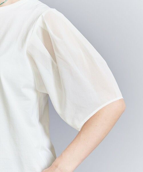 BEAUTY&YOUTH UNITED ARROWS / ビューティ&ユース ユナイテッドアローズ カットソー | コットン天竺シアー5分袖カットソー -ウォッシャブル- | 詳細5