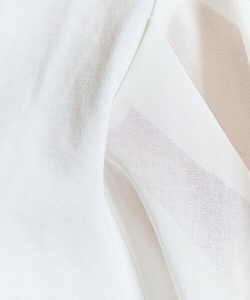 BEAUTY&YOUTH UNITED ARROWS / ビューティ&ユース ユナイテッドアローズ カットソー | コットン天竺シアー5分袖カットソー -ウォッシャブル- | 詳細7