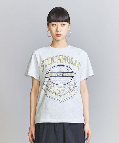 BEAUTY&YOUTH UNITED ARROWS / ビューティー&ユース ユナイテッドアローズ カットソー | ＜WAVE UNION＞STOCKHOLM Tシャツ | 詳細1