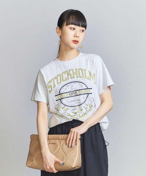 BEAUTY&YOUTH UNITED ARROWS / ビューティー&ユース ユナイテッドアローズ カットソー | ＜WAVE UNION＞STOCKHOLM Tシャツ | 詳細4