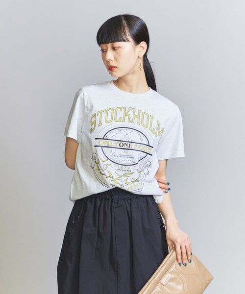 BEAUTY&YOUTH UNITED ARROWS / ビューティー&ユース ユナイテッドアローズ カットソー | ＜WAVE UNION＞STOCKHOLM Tシャツ | 詳細5