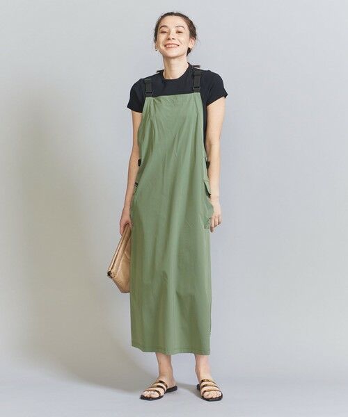 BEAUTY&YOUTH UNITED ARROWS / ビューティ&ユース ユナイテッドアローズ サロペット・オールインワン | 【別注】＜THOUSAND MILE＞サロペットカーゴワンピース -撥水加工/ウォッシャブル- | 詳細17