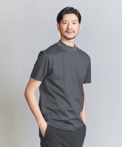 【WEB限定 WARDROBE SMART】クリア  ガスコットン モックネック カットソー【抗菌・防臭】