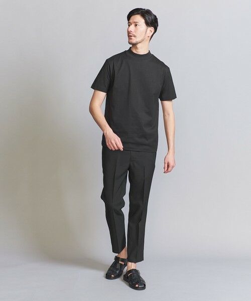 BEAUTY&YOUTH UNITED ARROWS / ビューティー&ユース ユナイテッドアローズ カットソー | 【WEB限定 WARDROBE SMART】クリア  ガスコットン モックネック カットソー【抗菌・防臭】 | 詳細10