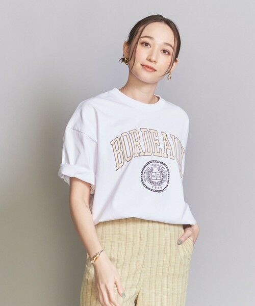 WEB限定】カレッジ ワイド クルーネック Tシャツ （カットソー）｜BEAUTY&YOUTH UNITED ARROWS ビューティー&ユース  ユナイテッドアローズ ファッション通販 タカシマヤファッションスクエア