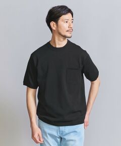 【WEB限定 WARDROBE SMART】デオドラント 1ポケット ニット Tシャツ