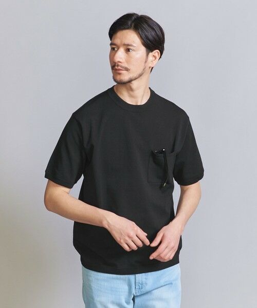 BEAUTY&YOUTH UNITED ARROWS / ビューティー&ユース ユナイテッドアローズ ニット・セーター | 【WEB限定 WARDROBE SMART】デオドラント 1ポケット ニット Tシャツ | 詳細3