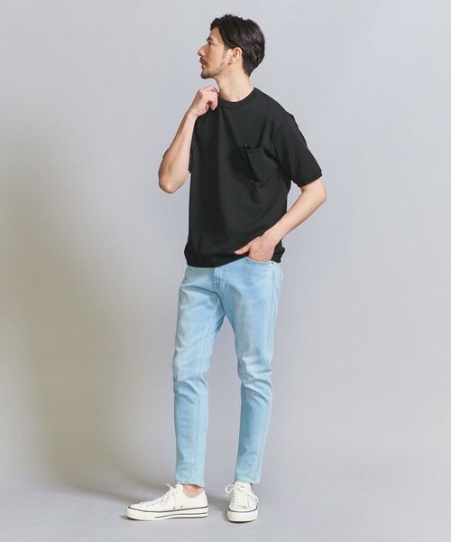 BEAUTY&YOUTH UNITED ARROWS / ビューティー&ユース ユナイテッドアローズ ニット・セーター | 【WEB限定 WARDROBE SMART】デオドラント 1ポケット ニット Tシャツ | 詳細6