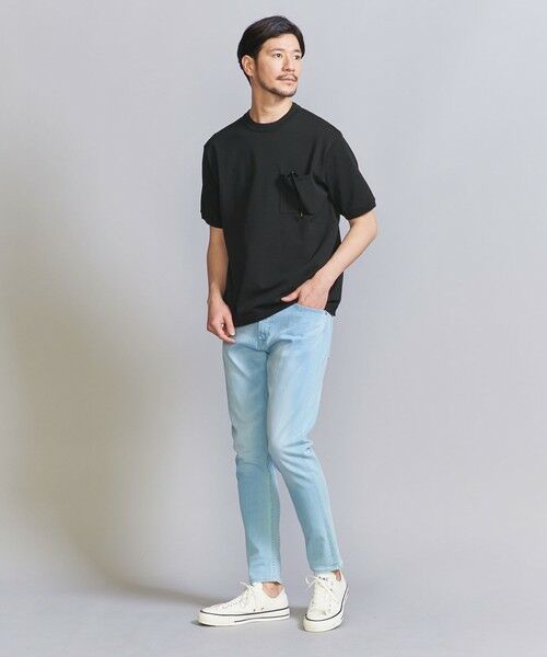 BEAUTY&YOUTH UNITED ARROWS / ビューティー&ユース ユナイテッドアローズ ニット・セーター | 【WEB限定 WARDROBE SMART】デオドラント 1ポケット ニット Tシャツ | 詳細8