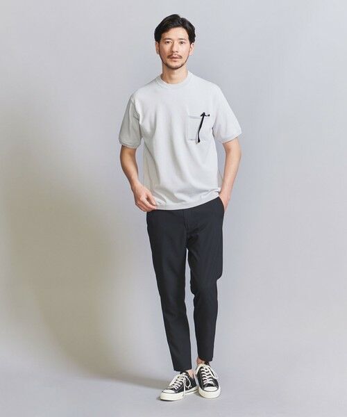 BEAUTY&YOUTH UNITED ARROWS / ビューティー&ユース ユナイテッドアローズ ニット・セーター | 【WEB限定 WARDROBE SMART】デオドラント 1ポケット ニット Tシャツ | 詳細17