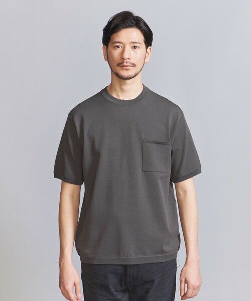 BEAUTY&YOUTH UNITED ARROWS / ビューティー&ユース ユナイテッドアローズ ニット・セーター | 【WEB限定 WARDROBE SMART】デオドラント 1ポケット ニット Tシャツ | 詳細19