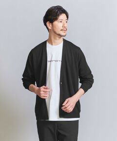 【WEB限定 WARDROBE SMART】KOUKIN リネンミックス 1B カーディガン