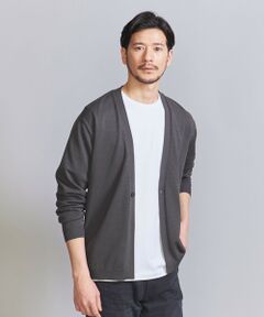 【WEB限定 WARDROBE SMART】KOUKIN リネンミックス 1B カーディガン