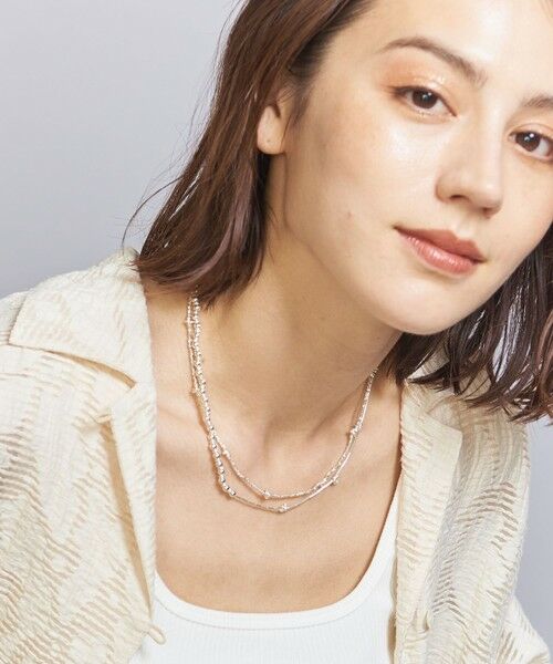 JAMIRAY＞シルバービーズ ロングネックレス -2WAY-/SILVER 925 （ネックレス・ペンダント・チョーカー）｜BEAUTYYOUTH  UNITED ARROWS ビューティーユース ユナイテッドアローズ ファッション通販 タカシマヤファッションスクエア