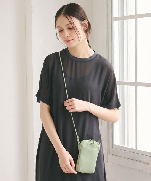 BEAUTY&YOUTH UNITED ARROWS / ビューティー&ユース ユナイテッドアローズ ポーチ | ポリエステル ジップスリム ウォレットショルダー | 詳細20