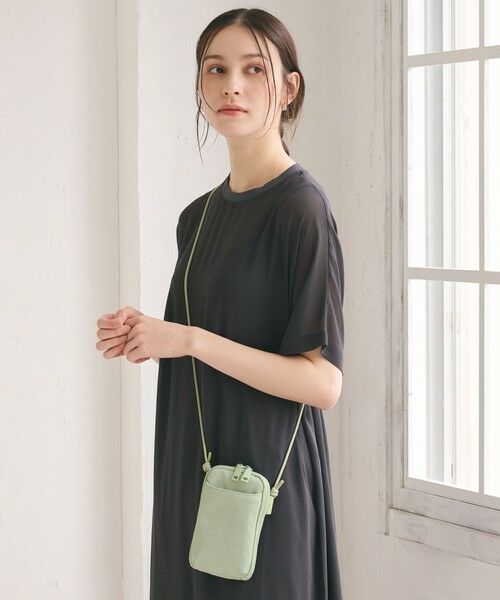BEAUTY&YOUTH UNITED ARROWS / ビューティー&ユース ユナイテッドアローズ ポーチ | ポリエステル ジップスリム ウォレットショルダー | 詳細21