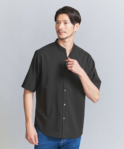 BEAUTY&YOUTH UNITED ARROWS / ビューティー&ユース ユナイテッドアローズ シャツ・ブラウス | 【WEB限定 WARDROBE SMART】ドレープ  バンドカラー スキッパーシャツ | 詳細8