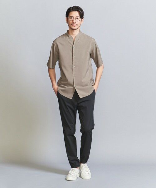 BEAUTY&YOUTH UNITED ARROWS / ビューティー&ユース ユナイテッドアローズ シャツ・ブラウス | 【WEB限定 WARDROBE SMART】ドレープ  バンドカラー スキッパーシャツ | 詳細21