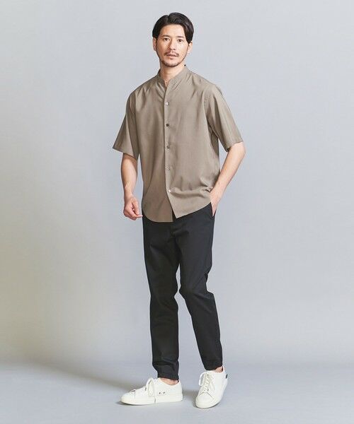 BEAUTY&YOUTH UNITED ARROWS / ビューティー&ユース ユナイテッドアローズ シャツ・ブラウス | 【WEB限定 WARDROBE SMART】ドレープ  バンドカラー スキッパーシャツ | 詳細22