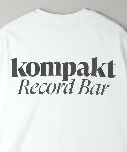 【別注/WEB限定】＜Kompakt Record bar＞ロゴ ロングスリーブ Tシャツ