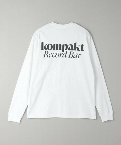 【別注/WEB限定】＜Kompakt Record bar＞ロゴ ロングスリーブ Tシャツ