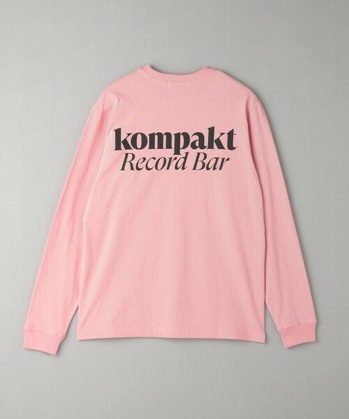 【別注/WEB限定】＜Kompakt Record bar＞ロゴ ロングスリーブ Tシャツ