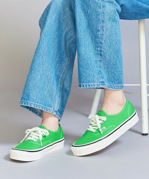 VANS＞AUTHENTIC オーセンティック スニーカー/グリーン （スニーカー