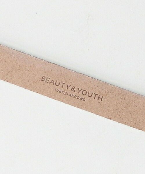 BEAUTY&YOUTH UNITED ARROWS / ビューティー&ユース ユナイテッドアローズ ベルト・サスペンダー | メタリックレザー ベルト | 詳細4