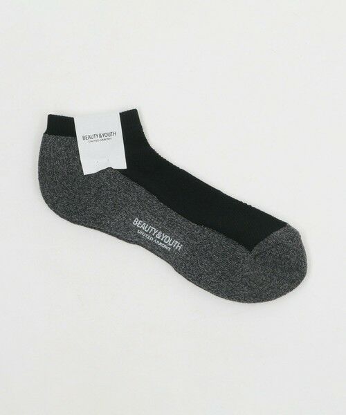 BEAUTY & YOUTH UNITED ARROWS/ビューティー&ユース ユナイテッドアローズ コンフォート パイル アンクル ソックス BLACK FREE BEAUTY & YOUTH UNITED ARROWS/ビューティー&ユース ユナイテッドアローズ コンフォート パイル アンクル ソックス BLACK FREE
