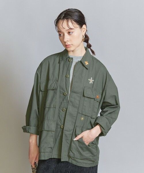 BEAUTY&YOUTH UNITED ARROWS / ビューティー&ユース ユナイテッドアローズ シャツ・ブラウス | 【別注】＜THRIFTY LOOK＞エンブロイダリー シャツ | 詳細8