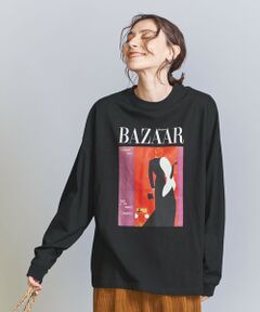 【別注】＜Harper's BAZAAR＞グラフィックプリント ロングスリーブTシャツ