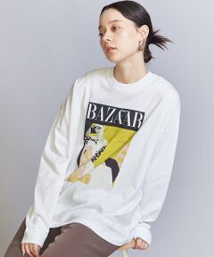 <b>■BEAUTY&YOUTH別注アイテム■</b><br><br><b>レトロなグラフィックアートが目を引く＜Harper's BAZAAR＞のプリントTシャツ</b><br><br>■デザイン<br>＜Harper's BAZAAR＞のロゴを1940年に変更して以来、アイコン的な存在となっている「Didot（ディド）」フォントを採用し、シンプルなロングスリーブTシャツをベースにインパクトのあるプリントをセット。<br>ホワイトのボディに、アールデコ調の1930年代グラフィックアートプリントを載せた印象的なアイテムと、あえてクラシカルな書体を活かしロゴのみでシックにまとめたロゴ、レッドのグラフィックが映えるブラックをご用意しました。<br><br>■コーディネート<br>一枚ではもちろん、ジャケットのインナーやベストのレイヤード時にも抜群の存在感を発揮。<br>シックなモノトーンスタイルに取り入れ、グラフィックを引き立たせた大人のカジュアルスタイルをぜひお楽しみください。<br><br>・ホワイトは、ロゴデザインのみのプリントとなります。<br><p style=display:none>#秋服、#ロンT</p><br>＜Harper's BAZAAR（ハーパーズバザー）＞<br>1867年にニューヨークで創刊した世界最古の女性向けファッション雑誌＜Harper's BAZAAR＞。<br>創刊以来一世紀を超え、今では32ヵ国で発行される世界有数のファッション誌として知られる。<br>日本版は、2000年9月より創刊し一次休刊を経て2013年に再創刊となる。<br><br>【注意事項】<br>※商品を使用前に、タグ等に記載されている「取り扱い上の注意書き」、「洗濯表示」を必ずご確認ください。<br>※商品画像は、光の当たり具合やパソコンなどの閲覧環境により、実際の色味と異なって見える場合がございます。あらかじめご了承ください。<br>※商品の色味の目安は、商品単体の画像をご参照ください。<br><br>※画像の商品はサンプルです。<br><br>店舗へお問い合わせの際は、全国のBEAUTY & YOUTH各店舗まで下記の品名/品番をお申し付けください。<br>品名：BL H/BAZAAR×BY LS/TEE  品番：16124995199