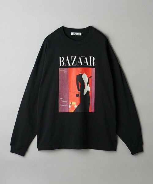 【別注】＜Harper's BAZAAR＞グラフィックプリント ロングスリーブTシャツ