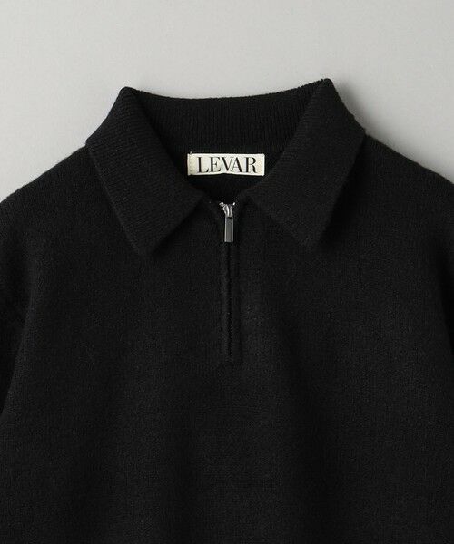 BEAUTY&YOUTH UNITED ARROWS / ビューティー&ユース ユナイテッドアローズ ニット・セーター | ＜LEVAR＞ハーフジップ ニット プルオーバー | 詳細10